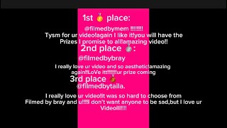 Prizes&videos for my preppy compilation!!!!!Tysm for YALL who joined and did video!