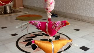 how to make clothes bird || कपड़े कि चिड़िया का खिलौना बनाए