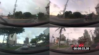 Av. Tancredo Neves - Antes e depois da alteração da Transalvador