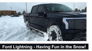 Ford Lightning - Having fun in the snow