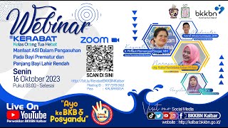 Webinar KERABAT "Manfaat ASI Dalam Pengasuhan Pada Bayi Prematur dan Panjang Bayi Lahir Rendah"