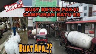 Bikin Beton Campur Es, Buat Apa? Batching Plant Indonesia