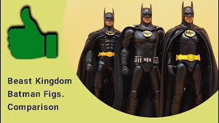 Beast Kingdom Michael Keaton Batman Figures Comparison Video