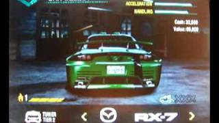 Мои машины на  NFS CARBON