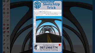 🔷 SketchUp Short - 187, Sketchup Trick