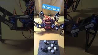 Spider robot wireless communication test #arduino #robotics #electronics #servo #nrf24l01