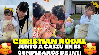 Cazzu y Christian Nodal Brillan en Primer Cumpleaños de Inti:Fiesta de Feria y Decoración Increíble