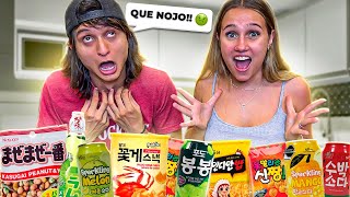 EXPERIMENTANDO DOCES COREANOS E JAPONESES- FT. NICOLAS