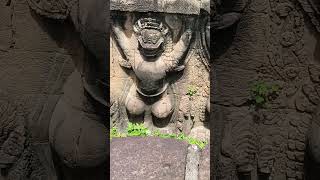 Garuda in The Middle of Elephant Terrace #siemreap #angkorthom #cambodia