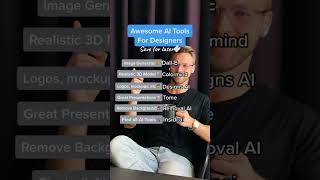 Awesome AI Tools for designers #aiimage #aidesign