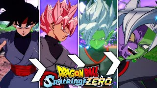 Sparking Zero ZAMASU & GOKU BLACK ALL Forms & Transformations