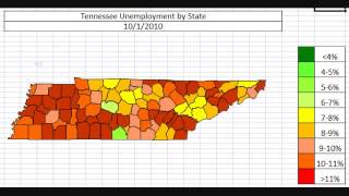 Tennessee Unemployment By County October 2013