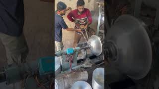 Incredible making stainless steel bowl in factory handmade #viralvideos #shortvodeos #italy #france