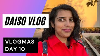 Tour of Daiso | Vlogmas day 10 | Daiso Vlog | Trader Joe’s