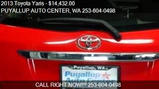 2013 Toyota Yaris L for sale in PUYALLUP, WA 98371 at the PU