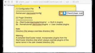 Tutorial: How to write a StarCluster plugin , a MySQL cluster example .