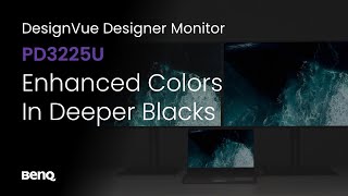 BenQ PD3225U IPS Black Monitor for MacBook Pro Designers & Content Creators