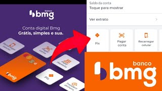 PIX-COMO CADASTRAR NO APLICATIVO BANCO BMG