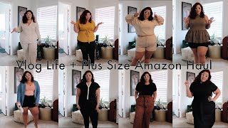 Gardening, Traveling and a Plus Size Amazon Try on Haul - Size 18 work, lounge and casual looks