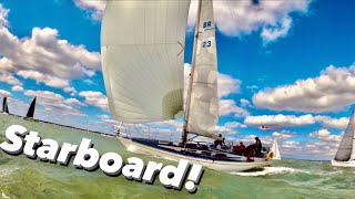 Dodging Racers On The Solent! Sailing Meraki | Ep.45