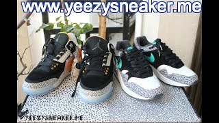 AIR JORDAN 3 X AIR MAX 1 ATMOS PACK REVIEW!!!!