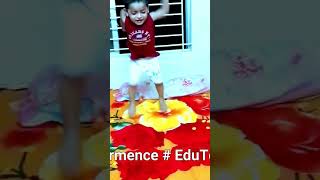 Cute and funny dance by Kids । Easy Baby Dance । Arsa's Dance Performance ।EduTech Zone। #shorts