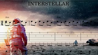 INTERSTELLAR | Main Theme | Easy Guitar Tabs with chords