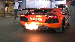 LAMBORGHINI AVENTADOR TOO LOUD FOR POLICE