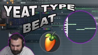 I Made a YEAT Type Beat in FL STUDIO!