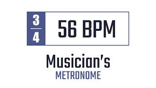 56 BPM - 3/4 - Metronome