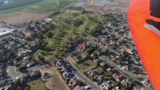 Landing at the 2022 Old Tyme fly-in at Colusa