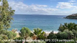 Out of  the  Blue Resort  in Crete, Greece waiting for SIPS 2024 participants ( Ep.2)