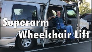 SUPERARM EQUIPPED CUSTOM WHEELCHAIR VAN