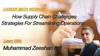 Solving Supply Chain Challenges: strategies for streamlining operations - Webinar Series- 25-08-2023