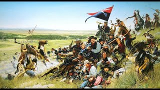 The Battle of the Little Bighorn 1876 year.