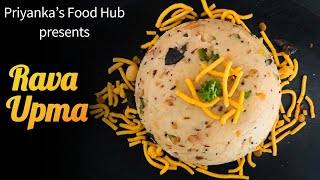 Rava Upma Recipe | Breakfast Recipes at Home | Priyankas Food Hub