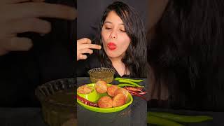 SPICY PANI PURI EATING CHALLENGE |GOLGAPPA EATING ASMR#shortvideo#viral #indianfood #mukbang #puchka