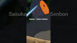 Sasuke chidori SENBON⚡⚡⚡🤩#shorts #shortvideo #naruto #sasuke #viral #caughtoncamera