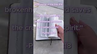 #shorts Bible Verse of the Day #18 Psalms 34:18 #bibleverse #bible #god #faith #christian #prayer