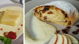 Süße Klassiker: Apfel- und Topfenstrudel