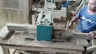 Test the Makita portable planer 2012NB the best benchtop planer for woodworking I Akie The Carpenter