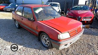 1988 PEUGEOT 309 GTI | MATHEWSONS CLASSIC CARS | AUCTION: 27, 28 & 29 NOVEMBER 2024