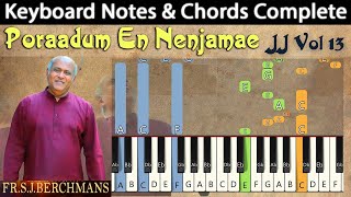 Poradum En Nenjamae Keyboard Notes & Chords | போராடும் என் நெஞ்சமே | Berchmans | JJ Vol 13