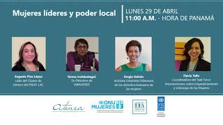 Webinar Mujeres Líderes y Poder Local