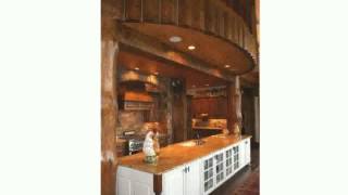 Log Home Kitchen