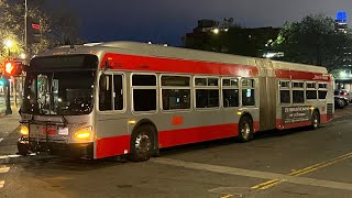 San Francisco MUNI 2015 New Flyer Xcelsior XDE60 6553 on route 8 Bayshore