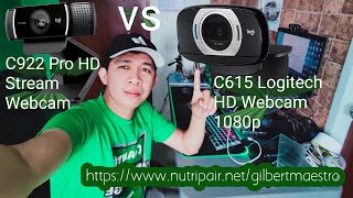 Logitech C922 Pro Stream Webcam vs C615 | Comparison | Upgrade Worth It