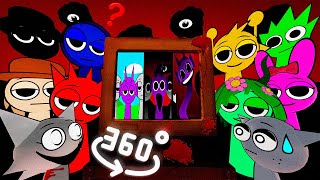 360° Incredibox Sprunki |  Incredibox Sprunki character react PHASE 3