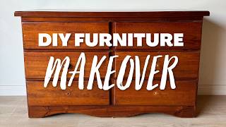 A Stunning Dresser Makeover - DIY Fluted Design