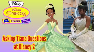 Asking Tiana Questions at Disney 2 (Link!)